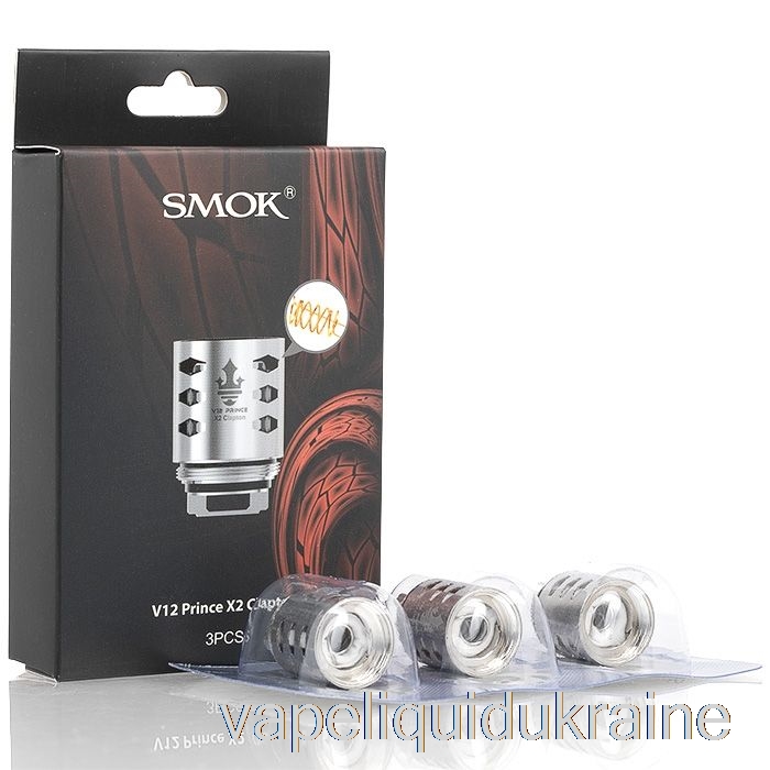 Vape Ukraine SMOK TFV12 Prince Replacement Coils 0.4ohm V12 Prince X2 Clapton Coils